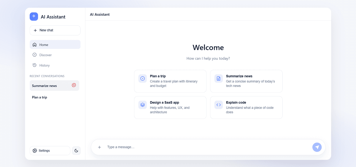 AI Chatbot with Persistent Chats screenshot 2