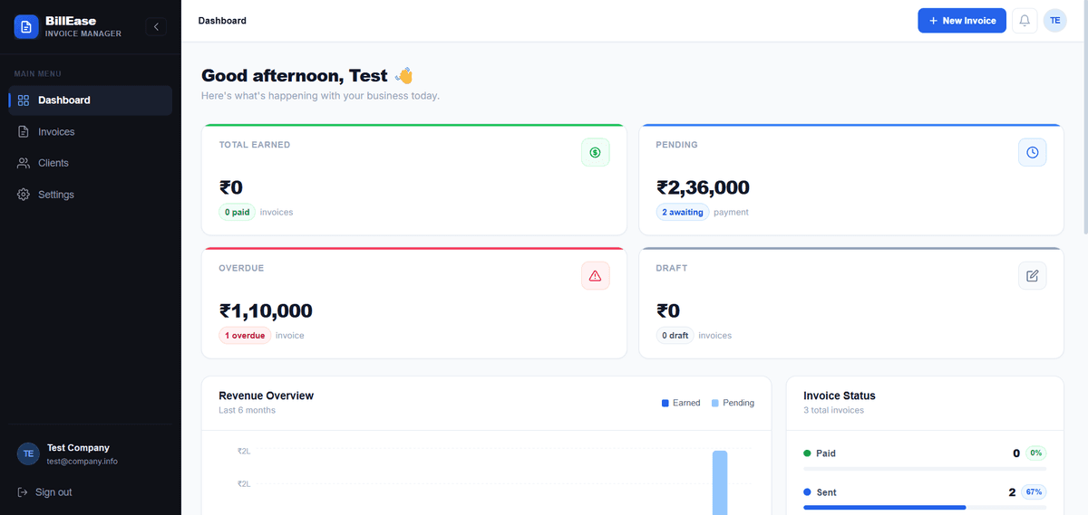 BillEase screenshot 2