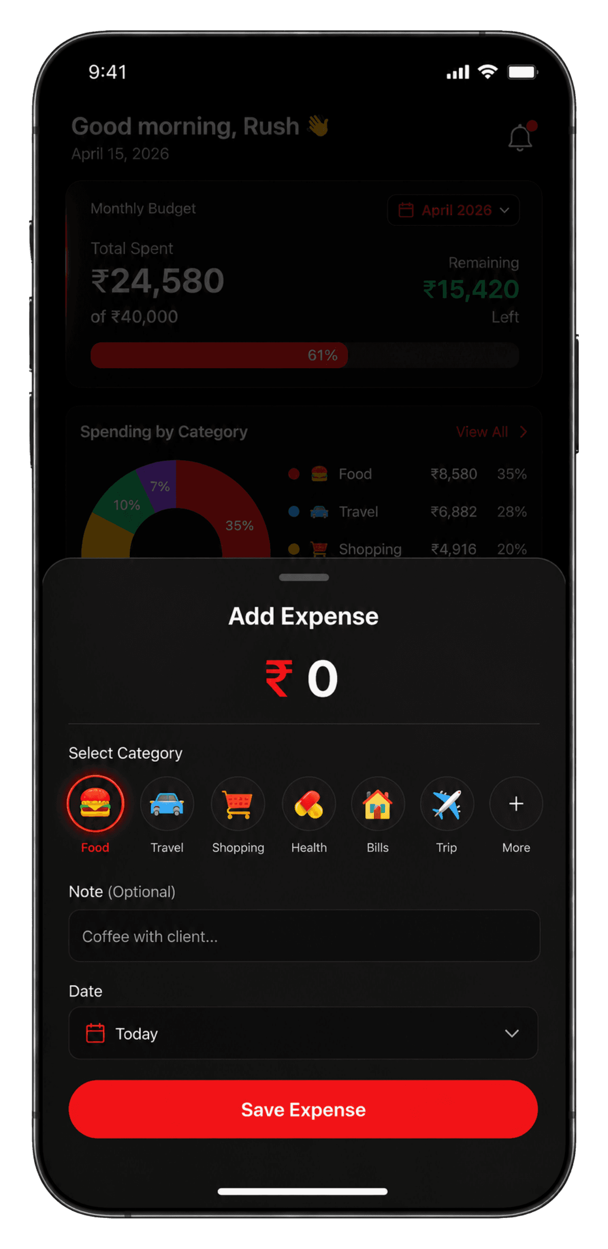ExpenseSnap — Personal Expense Tracker screenshot 4
