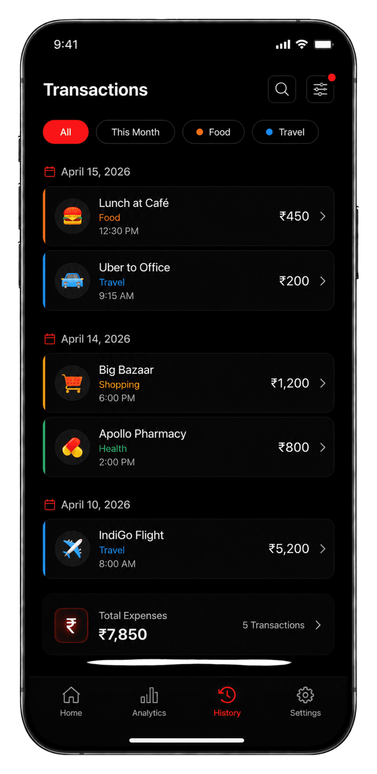 ExpenseSnap — Personal Expense Tracker screenshot 6