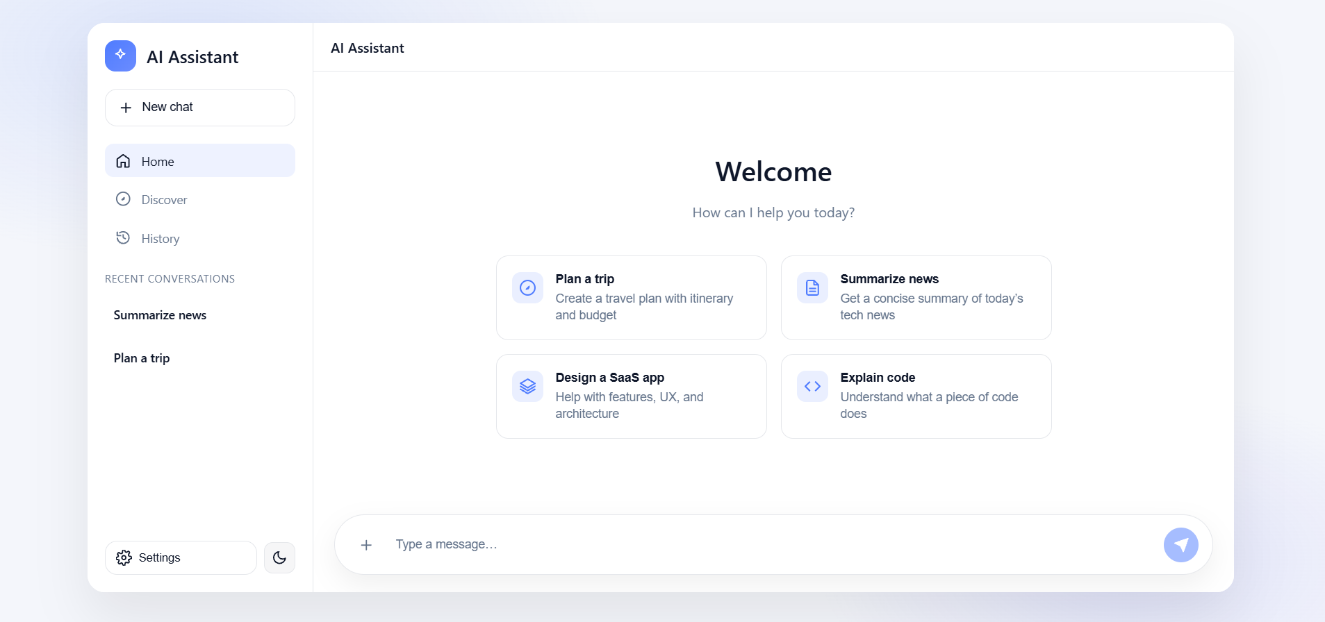 AI Chatbot with Persistent Chats